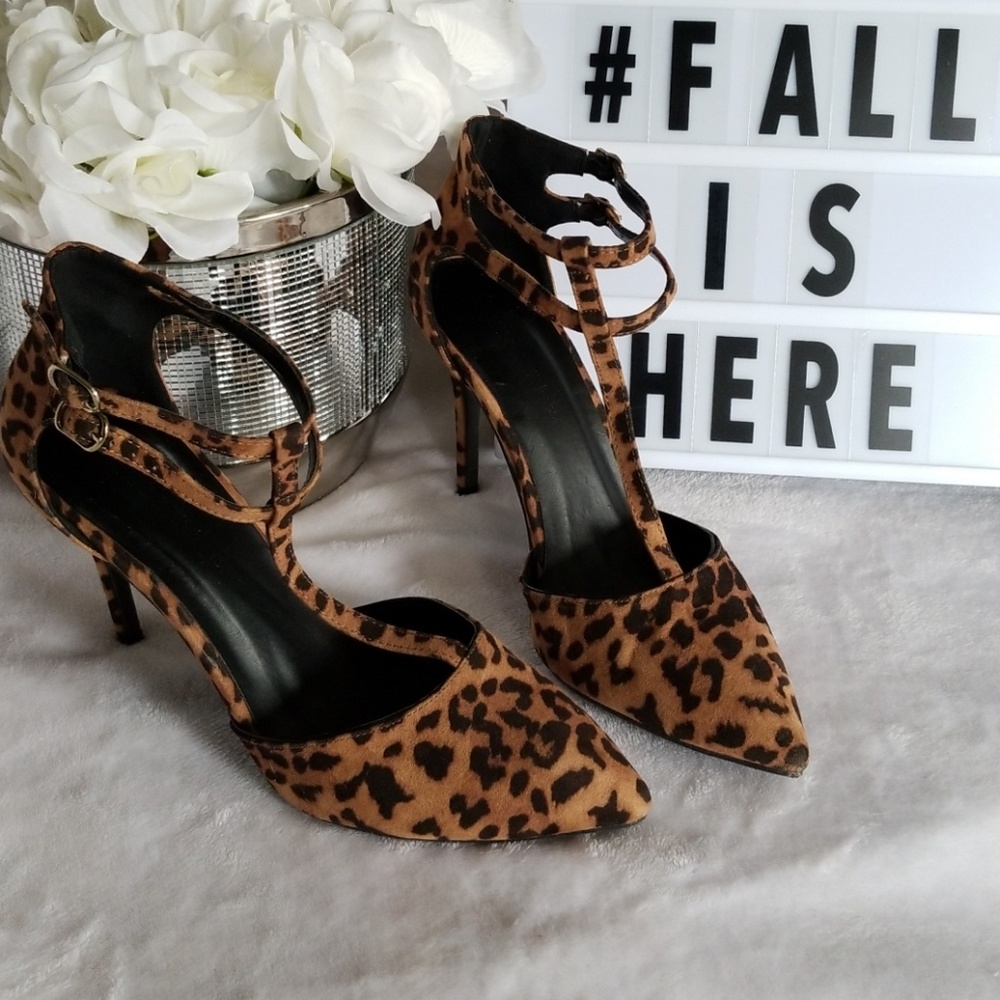 WILD DIVA cheetah print stiletto heels